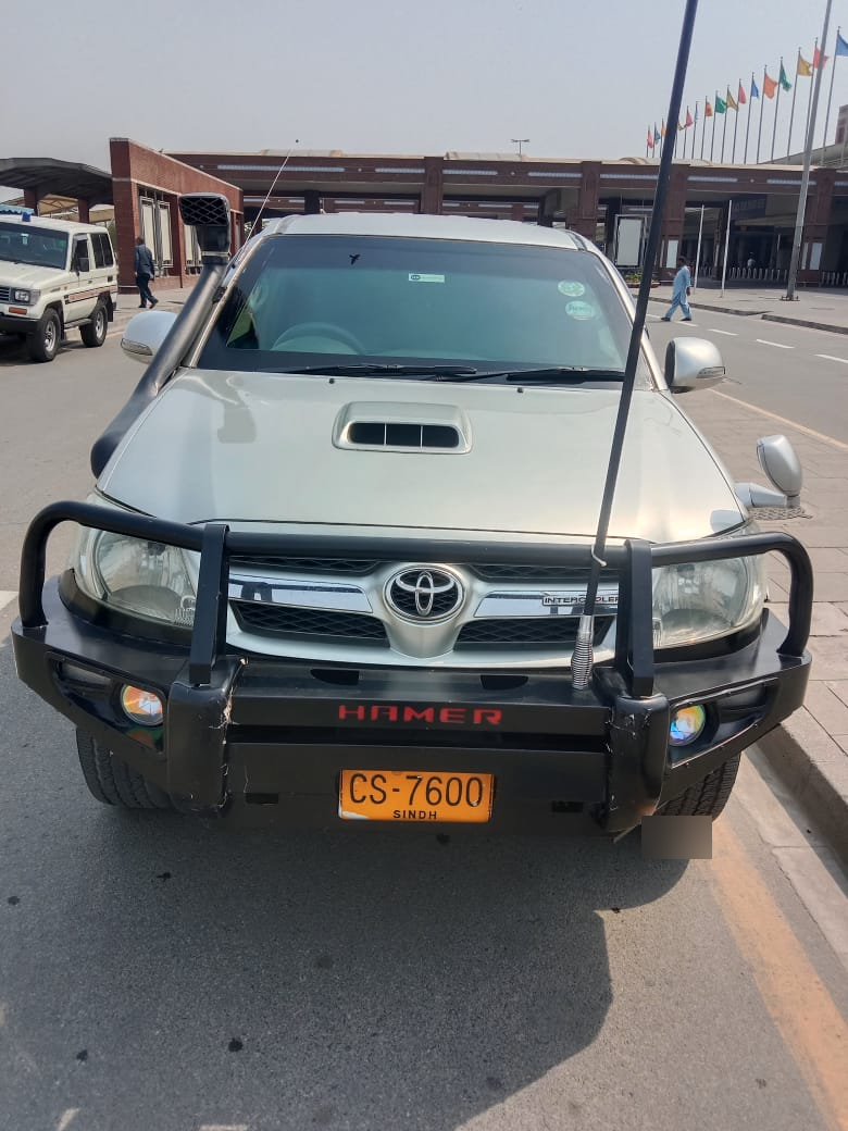 Toyota Hilux Revo Armoured Escort (Black) Rent a Car in Lahore